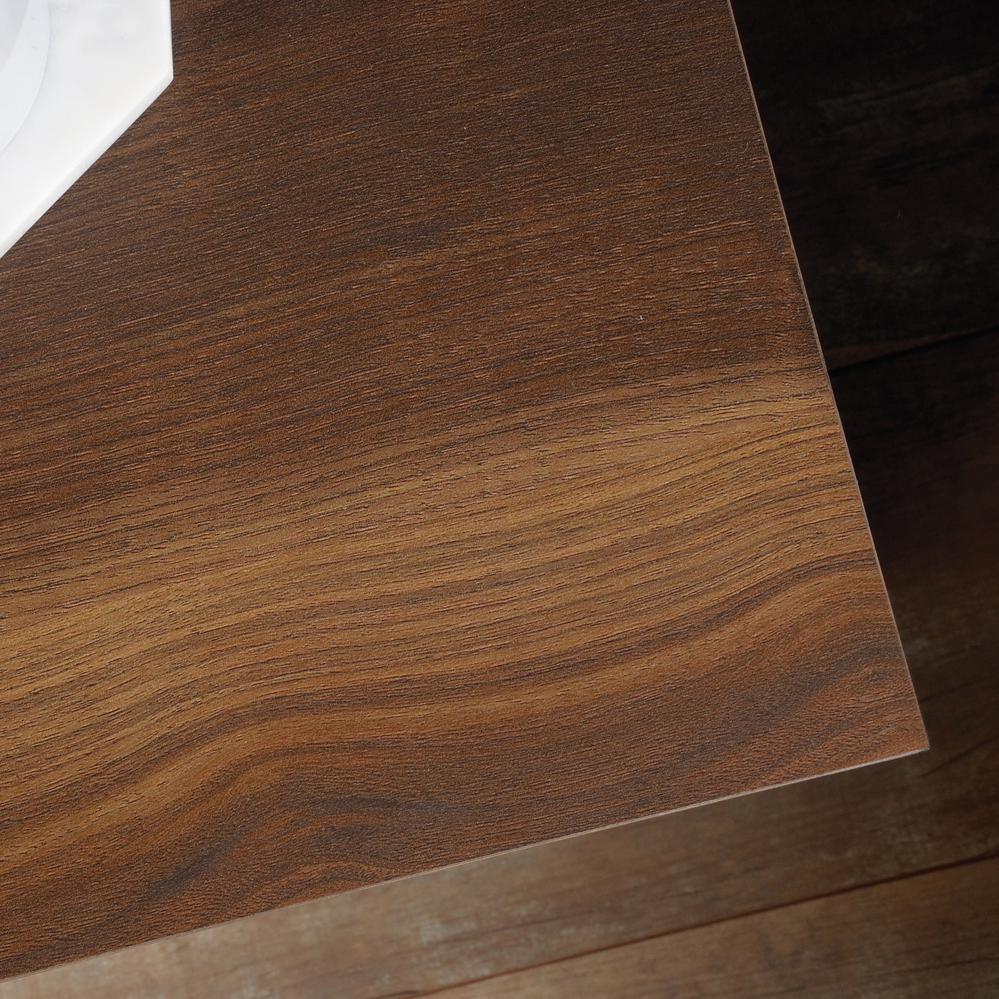 Sauder Harvey Park Nightstand, Grand Walnut Finish