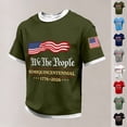 thumbnail image 5 of Men's USA 250 Years of Freedom Patriotic T-Shirt American Flag Casual Tee 250th Anniversary Shirt, 5 of 5