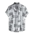thumbnail image 2 of EQWLJWE Hawaiian Bowling Shirts for Men Short Sleeve Summer Beach Shirt Casual Button Down Shirts, 2 of 5