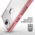 thumbnail image 6 of Ringke Fusion Case Compatible with Google Pixel 2, Transparent PC Back TPU Bumper Drop Protection Phone Cover - Rose Gold, 6 of 9