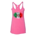 thumbnail image 2 of Wild Bobby, Italian Soccer Its Coming to Rome, Sports, Women Tri-Blend Racerback Tank Top, Vintage Pink, X-Large, 2 of 4