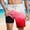 Red(New), variant on PNTUTB Men's Fashion Gradient Elastic Drawstring Pocket Casual Beach Shorts with Comfortable Lining