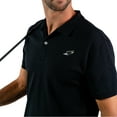 thumbnail image 2 of Woodpecker Premium Men's Polo Golf Shirt. 100% Peruvian Cotton Made in Peru With The Finest Cotton. Black color. Size Small, 2 of 8