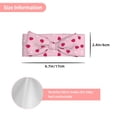 thumbnail image 4 of Zufioo Strawberry And Heart Baby Headbands Hair Bow Elastics for Baby Girls Newborn Infant Toddlers Kids, 4 of 5