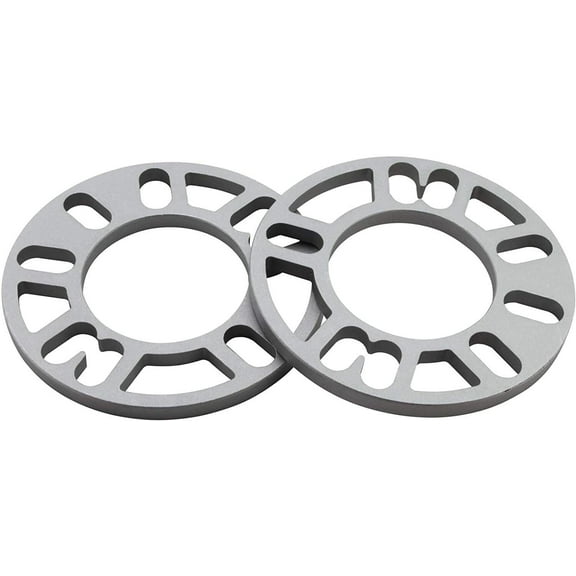 CWA 3mm 1/8" 4 Lug 5 Lug Universal Wheel Spacers 4x100 4x4.5 5x4.5 5x4.75 5x5 Set of 2
