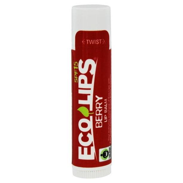 Eco Lips Lip Balm Berry 15 SPF 0.15 oz.