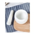 thumbnail image 3 of Creative Garlic Pounder Marble Spice Grinder Household Manual Pounding Jar Small Garlic Presser, 3 of 4