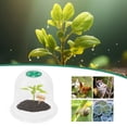 thumbnail image 3 of YWIYIUD 10PCS 7.68x6.3inch Practical Transparent Garden Cloche Dome with Air Ventilation Design PlantPot Domes for Humidity and Frost Protection and Indoor Outdoor Gardening, 3 of 8