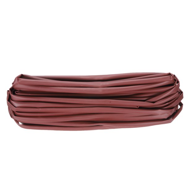 Tubo termorretráctil Uxcell, 3/8 pulgadas ID 49 pies de largo 2:1 relación PE funda de cable termorretráctil para aislamiento de cables eléctricos, gestión de cables, marrón