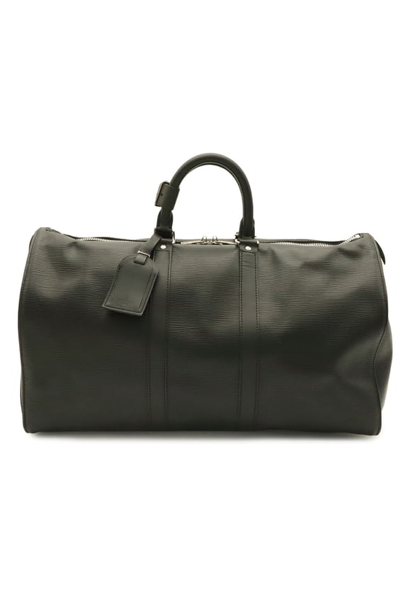 Pre-Owned LOUIS VUITTON Louis Vuitton Epi Keepall 45 Boston Bag Travel Leather Noir Black M59152