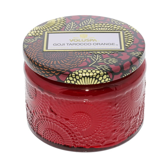 VOLUSPA Goji & Tarocco Orange Glass Jar Candle 5.5 oz/ 156 g