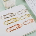 thumbnail image 2 of 6/12/24/48 Pcs 3 Colors Heart Pen Clip Metal Pencil Clips, 2.8 Inch Paperclip Pen Holder, Paper Clips Large, Multifunctional Rose Gold Silver Carbon Steel Paperclip for Notebooks and Papers(24pcs), 2 of 7