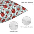 thumbnail image 3 of Pofeuu Insects Print Double-sided plush pillowcase Square Throw Pillow Covers Pillows Cover for Living Room Bedroom Sofa Couch Cushion Cover（No pillow core）-24"x24", 3 of 7