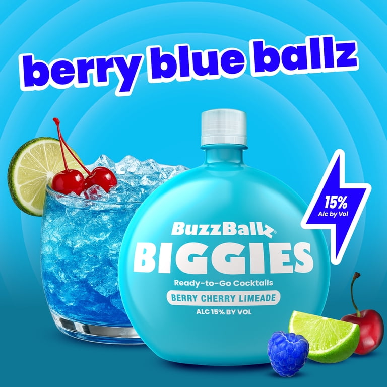 BuzzBallz Berry Cherry Limeade 1.75L Can Ready-to-Drink Cocktail