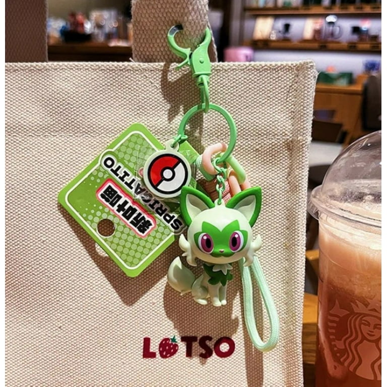 Sprigatito Pokémon Aroma Keychain – 3D Fragrance Pendant Figure