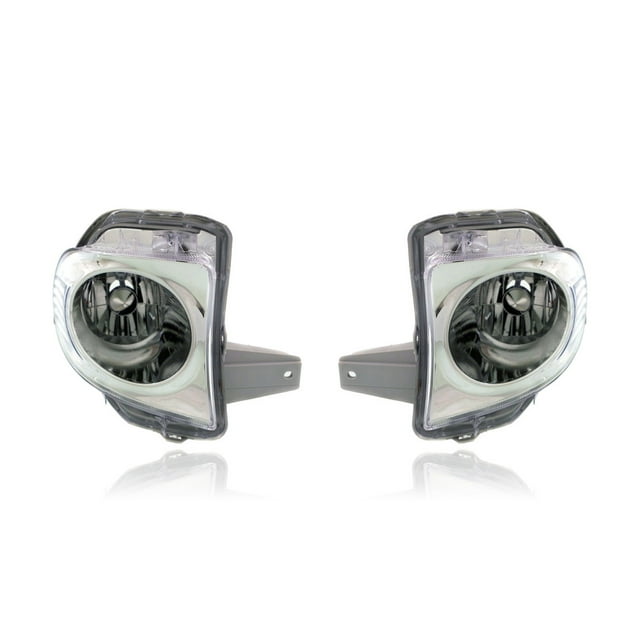 Fog Light - Compatible/Replacement for '10-12 Lexus ES350 - Pair, Left Driver + Right Passenger Set - 8121133220, 8122133220