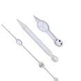 thumbnail image 1 of Fdit For Watch Storage Watch Case Watch Hour Minute Second Hands Set Alloy Luminous Watch Hands Watch Repair Supply Silver Watch, 1 of 8