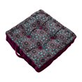 thumbnail image 2 of Cojín de asiento Macarena Puf Grueso 40x40x9cm Cuadrado para silla, 2 of 8