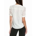 thumbnail image 2 of T Tahari womens  Button Blouse, xs, White, 2 of 3