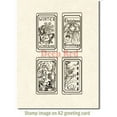 thumbnail image 3 of Deep Red Cling Stamp Set 2"x4"-vintage H, 3 of 4