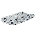 thumbnail image 2 of Lambs & Ivy Signature Montana Blue/Gray/Brown Bear Changing Pad Cover, 2 of 2