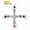 Silver-Round, variant on 4 In 1 Cross Key Wrench With Accessories Universal Square Triangle Train Electrical Cupboard Box Elevator Cabinet