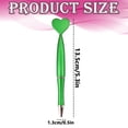 thumbnail image 3 of 1PC Heart Shaped Pens Heart Ballpoint Pen Valentine Party Favor Pens Nurse Gift Pen Black Ink Stripe Writing Pen for Mother's Day Wedding Party Office Supplies – 1.0 mm （Green）, 3 of 5