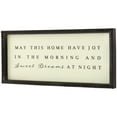 thumbnail image 4 of Joy and Sweet Dreams Framed Metal Wall Sign - 17.75", 4 of 7