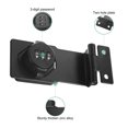 thumbnail image 2 of Candado de Combinación Sin Llave Uxcell 3.5" Pestillo de Contraseña Mecánico de Aleación de Zinc con Perilla de Giro 90 Grados Cerradura de Puerta de Granero Negra, 2 of 7