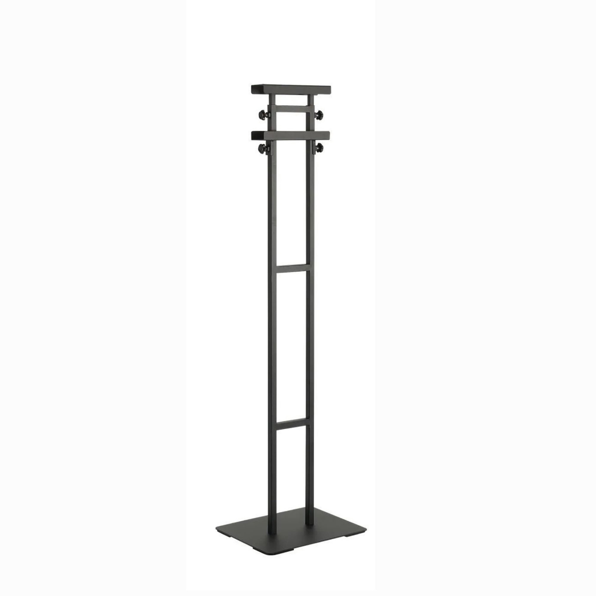 Heavy Duty Double-Sided Poster Stand, Adjustable Floor Sign Holder up to 75" for Foam Board & Banners