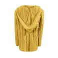 thumbnail image 2 of Yokua Women's Chunky Knit Sweater Fashion Hooded Sweater Casual Long Sleeve Comfortable Sweater, 2 of 8