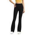thumbnail image 2 of Lutiedan Flare Leggings for Women Soft High Waisted Yoga Bootcut Leggings Casual Stretch Athletic Gym Bell Bottom S-3XL, 2 of 6