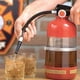 thumbnail image 4 of Dispensador cerveza barril extintor, extintor cerveza barril dispensador, metal, 2-taza, portátil, para patio, para fiesta, con tapa de cristal, diseño moderno, para hogar, 4 of 9