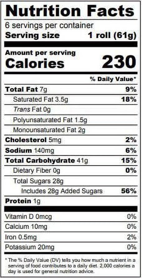 Little Debbie Strawberry Shortcake Rolls, 13 oz (6 count)