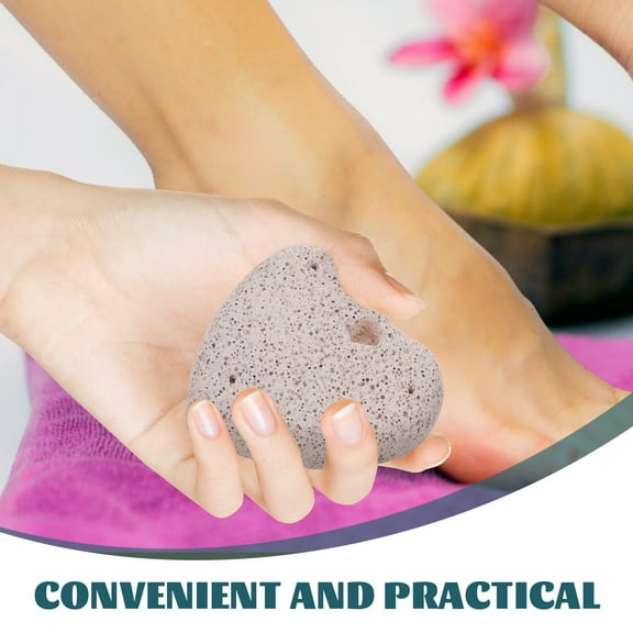 Homoyoyo Foot Pumice Stone Foot Files for Calluses Heart Shaped 3Pack