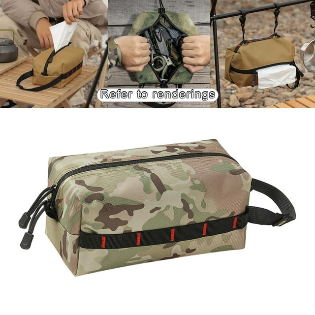 Toallitas Húmedas Portátiles DYNWAVEMX Soporte de Papel Tela Impermeable Montaje en Pared Camuflaje