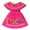 Hot Pink, variant on IBTOM CASTLE Toddler Kids Girls Summer Floral Embroidered Birthday Party Dress 3-4 Years Hot Pink