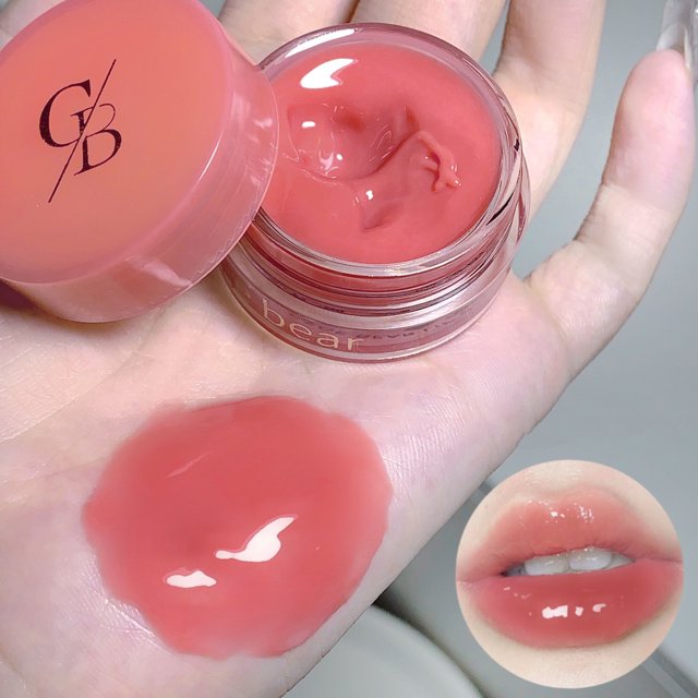 Brillo de labios hidratante con mermelada enlatada, esmalte de labios de gelatina de larga duración, brillo de espejo, pigmento de baya, lápiz labial líquido, maquillaje de labios gruesos