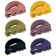 thumbnail image 1 of Pinzas para el cabello de tamaño mediano, pinzas para el cabello de 2,6 pulgadas para mujeres, niñas y niños, pinzas fuertes con forma de flor mate, pinza para la mandíbula para cabello fino/cabello, 1 of 5