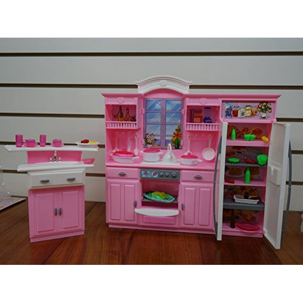 Barbie Size Dollhouse Furniture My Fancy Life Kitchen Play Set
