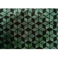 thumbnail image 4 of oneOone Cotton Silk Green Fabric Geometric Sewing Craft Projects Fabric Prints By Yard 42 Inch Wide, 4 of 4