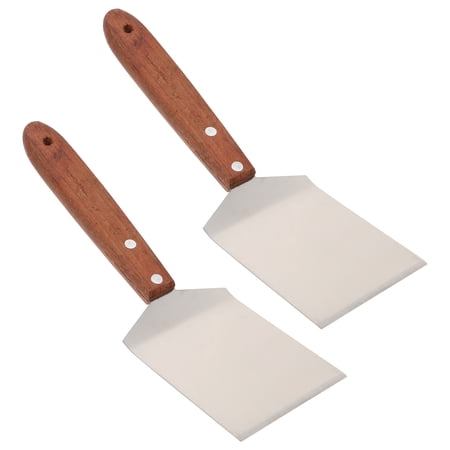 Mobutofu Spatulas for Kitchen Use Wood Material for Grilling 1Pcs 8.3×2.6in