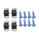thumbnail image 4 of 4 ruedas fijas direccionales para muebles, silenciosas, para , armarios, carritos de compra, sillas y gabinetes., 4 of 9