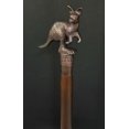 thumbnail image 4 of Walking Stick Cane, Exclusively Newly Designed Kangaroo Handle Walking Stick Wands, Wooden Cane, Best Handmade Christmas Gift, 4 of 5