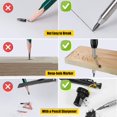 thumbnail image 5 of Solid Construction Pencil with Sharpener Deep Hole Carpenter Pencils Marking Tool for Glass, Ceramic, Hardened Steel, Wood, 5 of 5