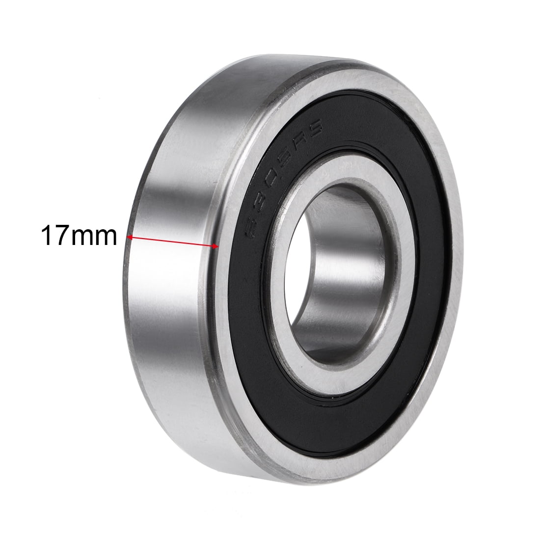 Unique Bargains 4pcs 6305-2RS Deep Groove Ball Bearings Z2 0.98"x2.44"x0.67"