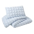 thumbnail image 4 of Urban Playground Kids and Teens Dreamy Clouds Marshmallow Blue 2-Piece Solid Quilt Set, Twin/Twin XL, 4 of 6