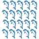 thumbnail image 1 of 20 piezas parches para planchar, parches bordados de delfines para coser, 1 of 5