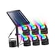 thumbnail image 4 of Focos solares para paisajismo, luces solares para estanques, tanques y jardines al aire libre. RGB colorido, 4 of 9