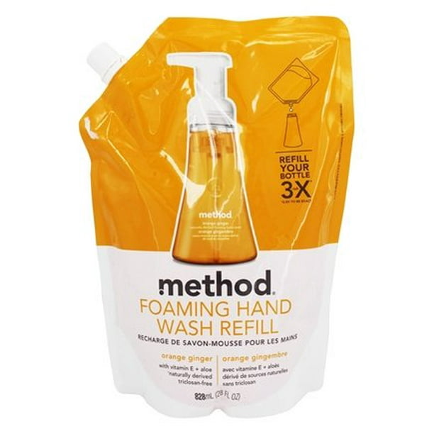 Foaming Hand Wash Refill Orange Ginger 28 fl. oz. by Method (pack of